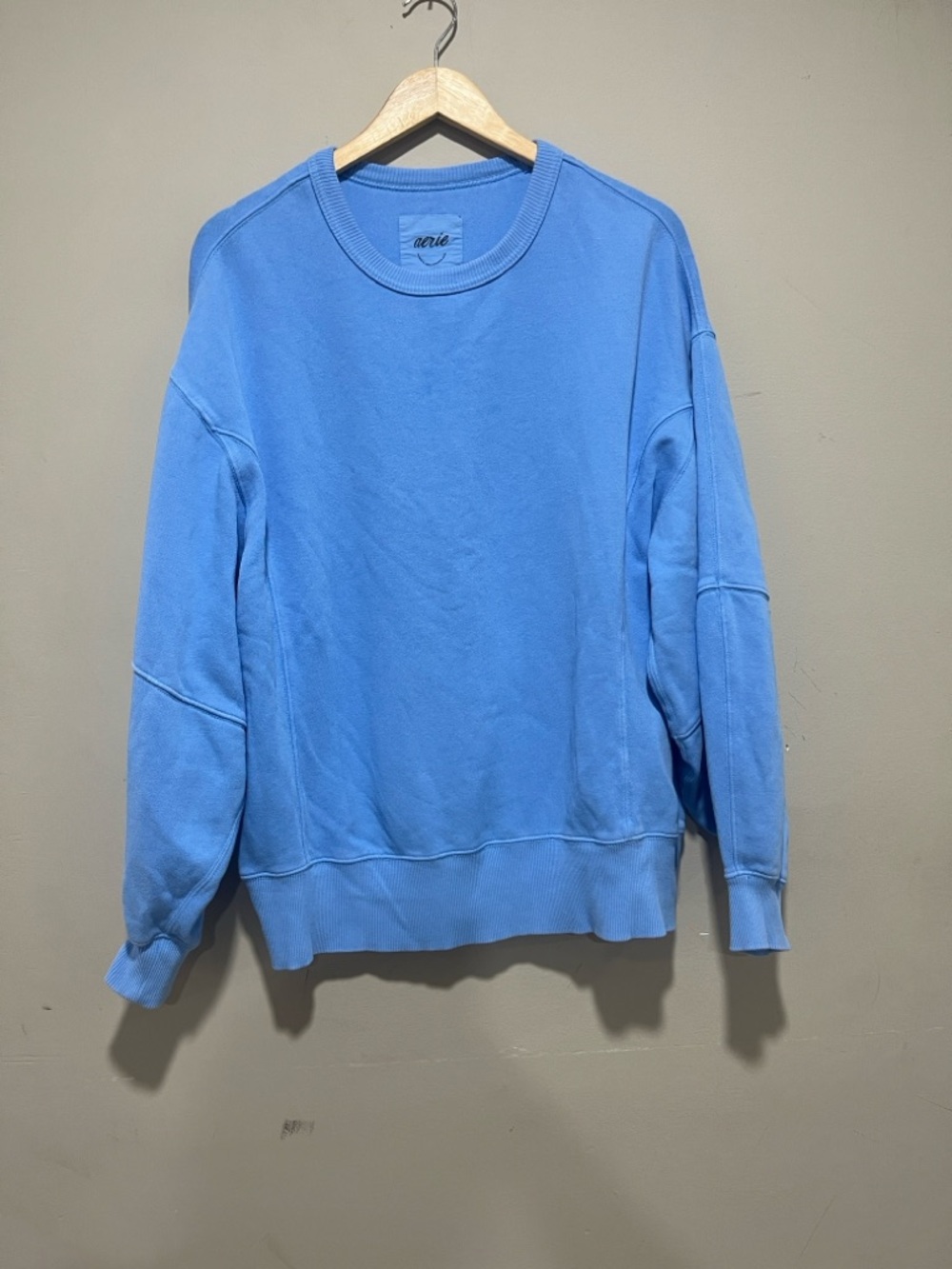 aerie Sky Blue Crewneck Sweatshirt - Picture 5 of 13